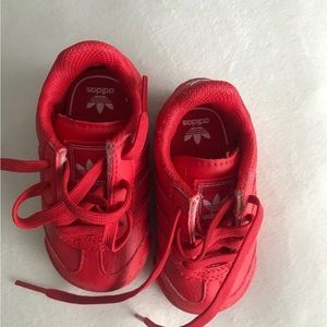 Adidas baby shoes size 4c